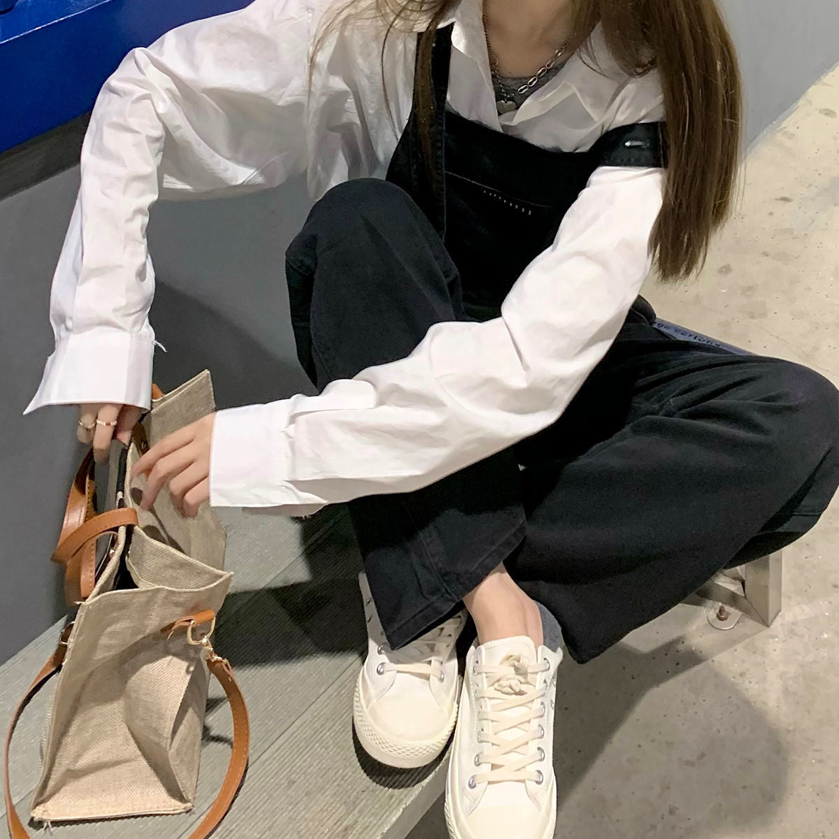 Salopette En Jean Femme