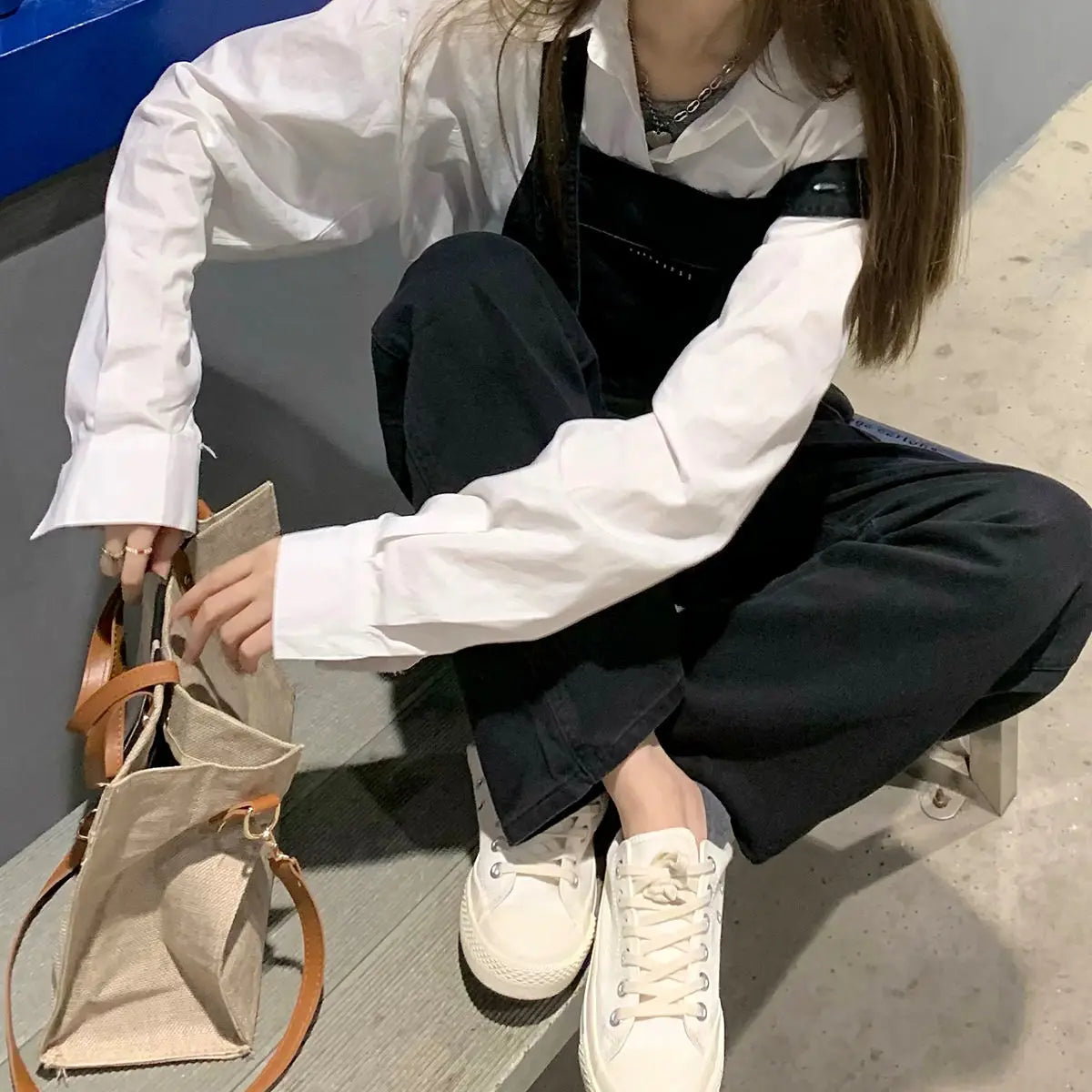 Salopette En Jean Femme