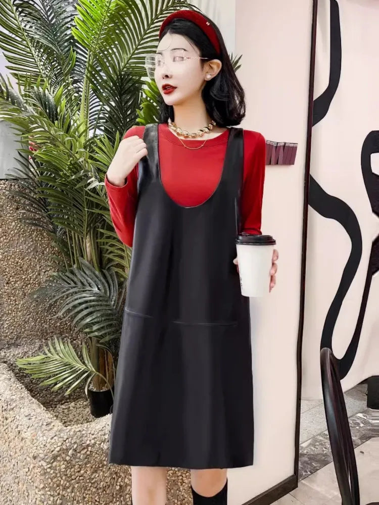 Salopette Di Pelle Donna