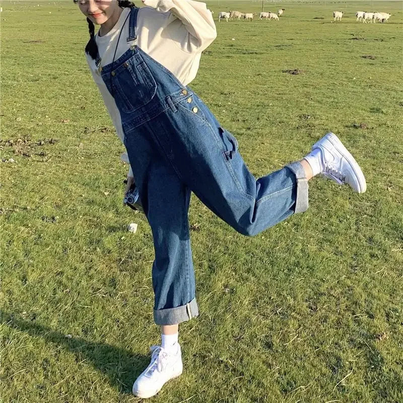 Salopette Jeans Larga