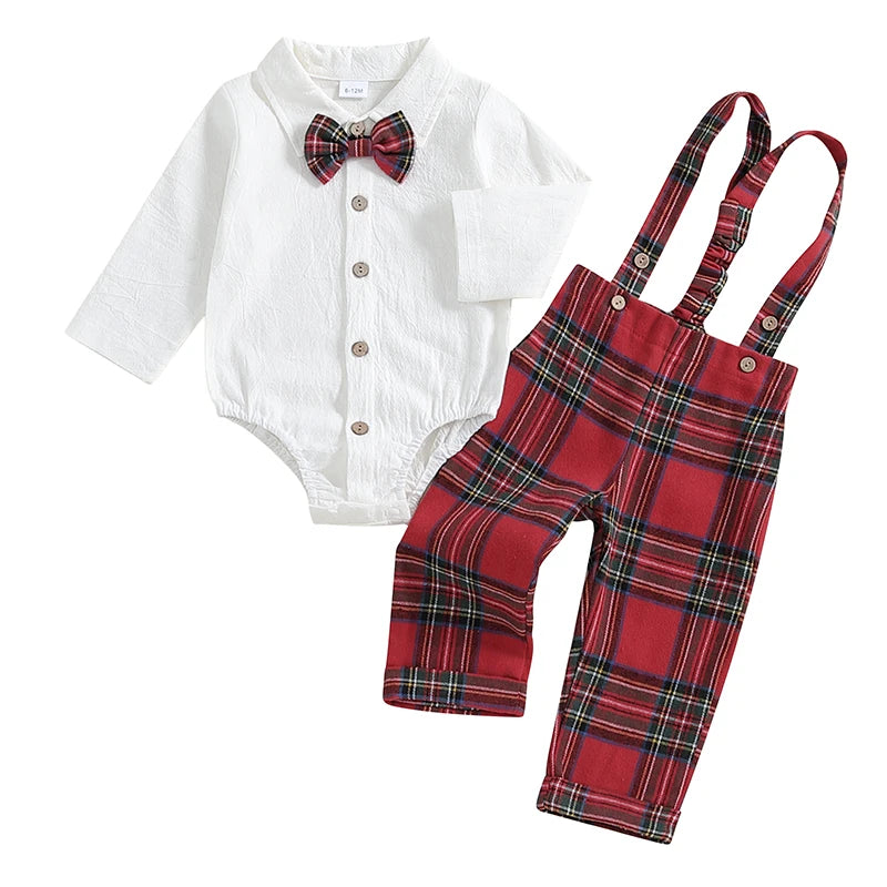 Salopette Tartan Neonato