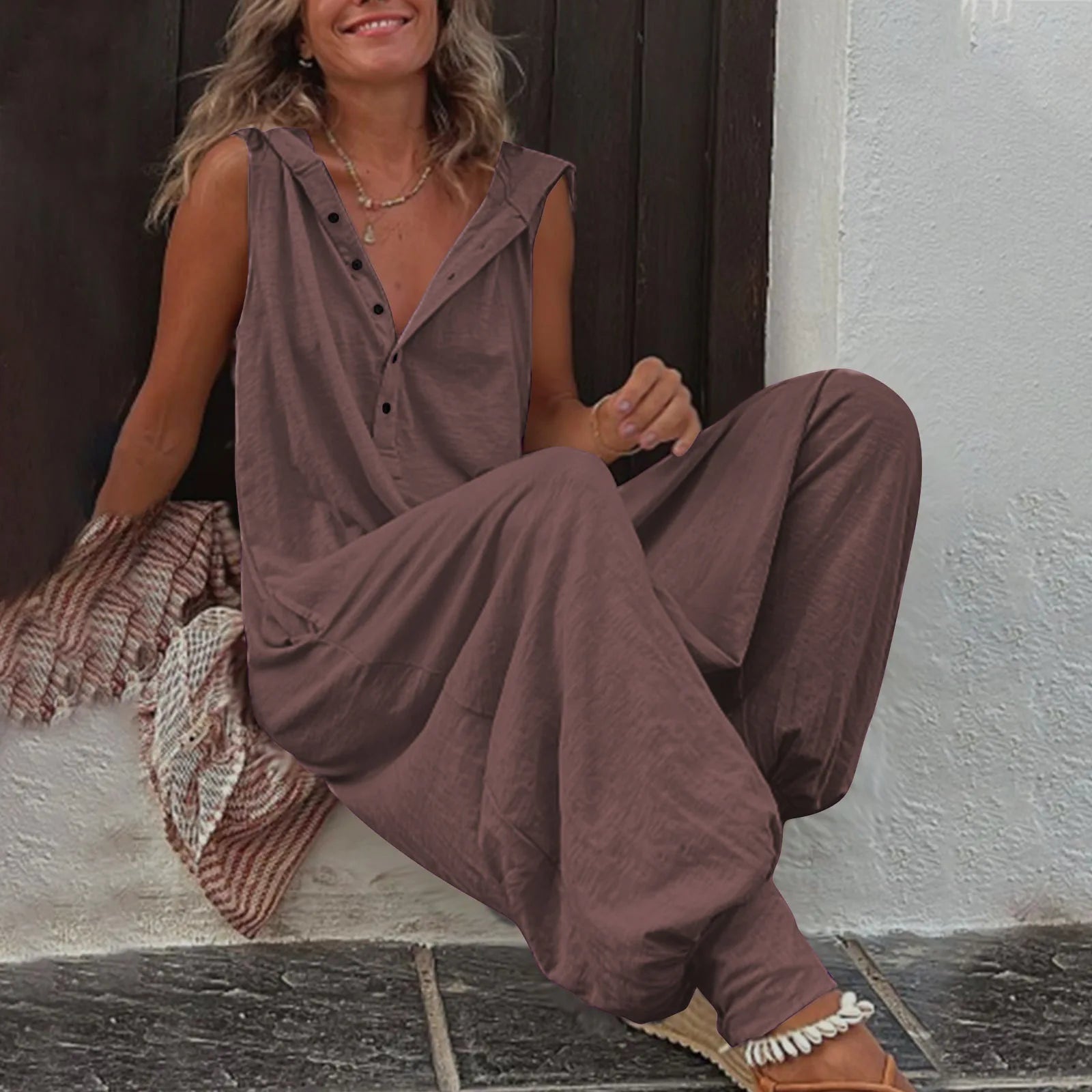 Salopette Donna In Cotone