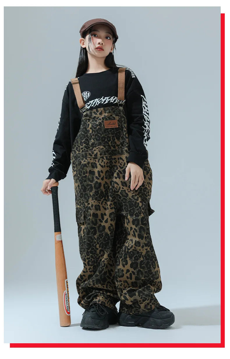Salopette Ragazzo Leopard