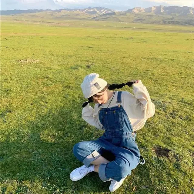 Salopette Jeans Larga