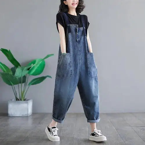 Salopette Jeans Oversize