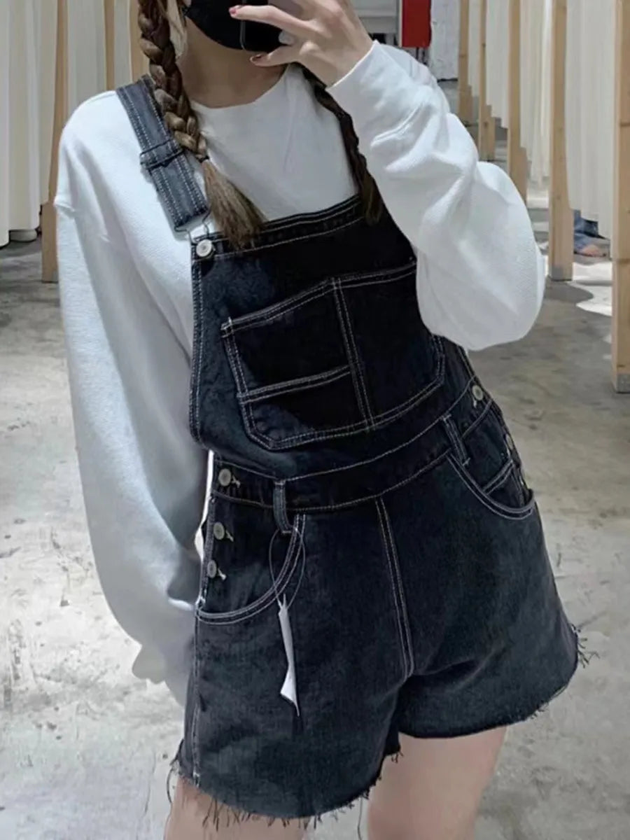 Salopette Short Jeans