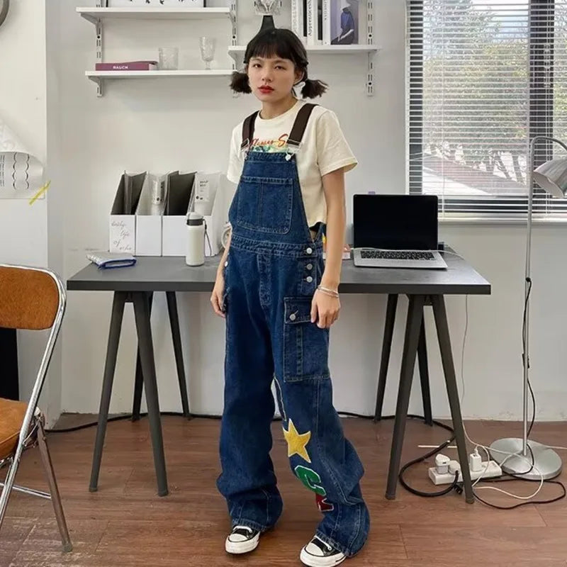 Salopette Jeans Retro Vintage