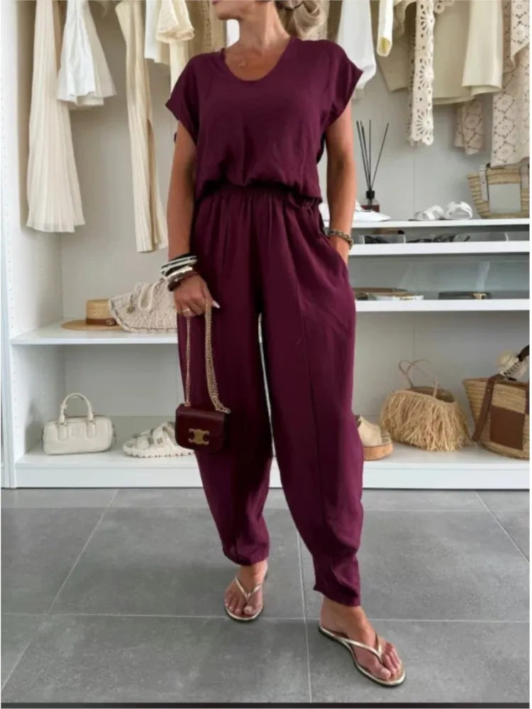 Salopette Donna Tessuto