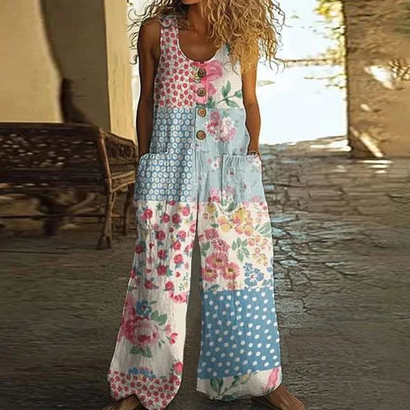 Salopette Di Lino Donna