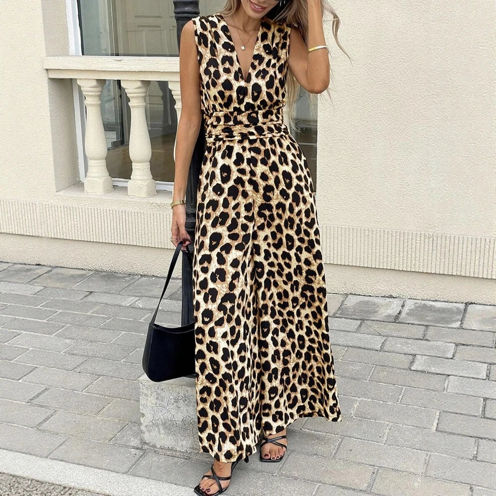 Salopette Leopardata Donna