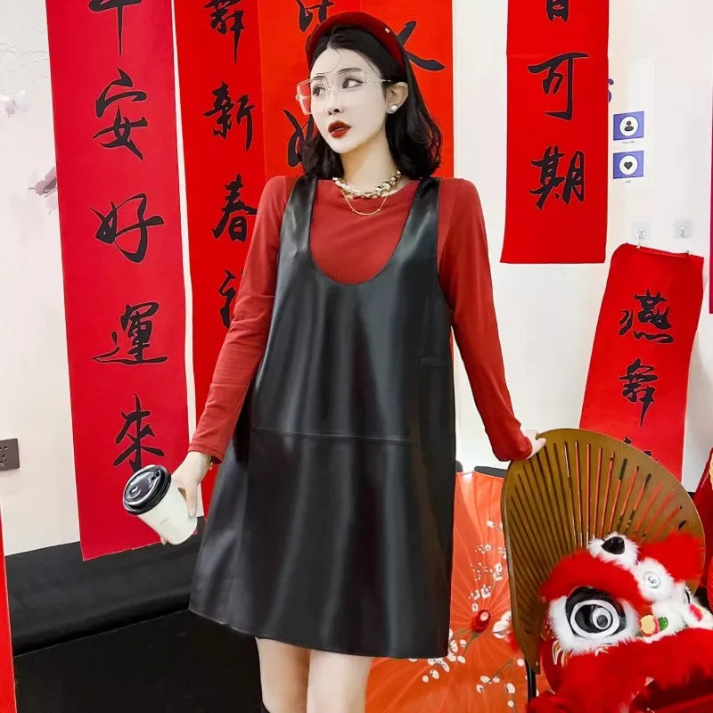 Salopette Di Pelle Donna