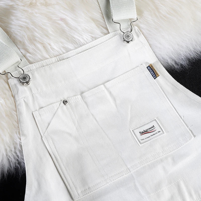 Salopette Bianca Uomo