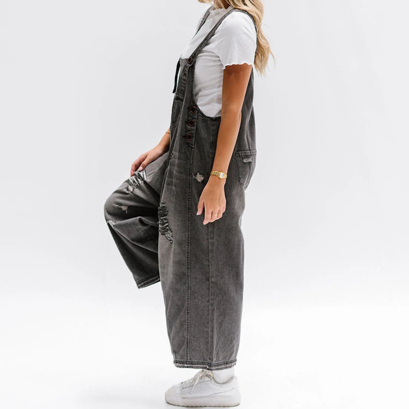 Salopette Jeans Femme