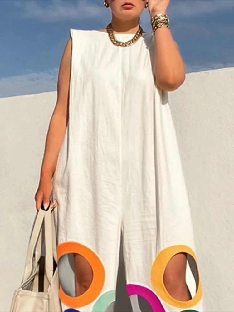 Salopette Bianca Donna