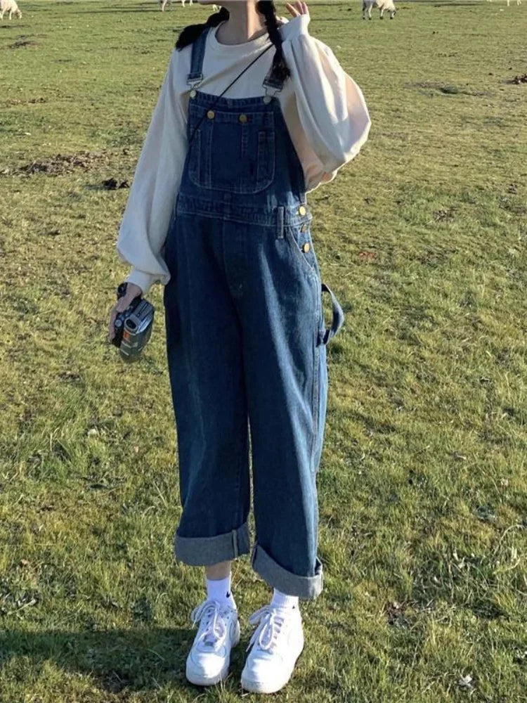 Salopette Jeans Larga