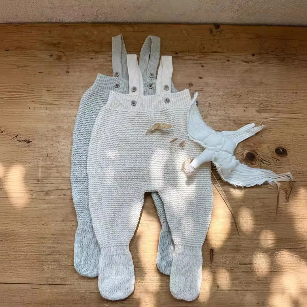 Salopette Neonata Uncinetto
