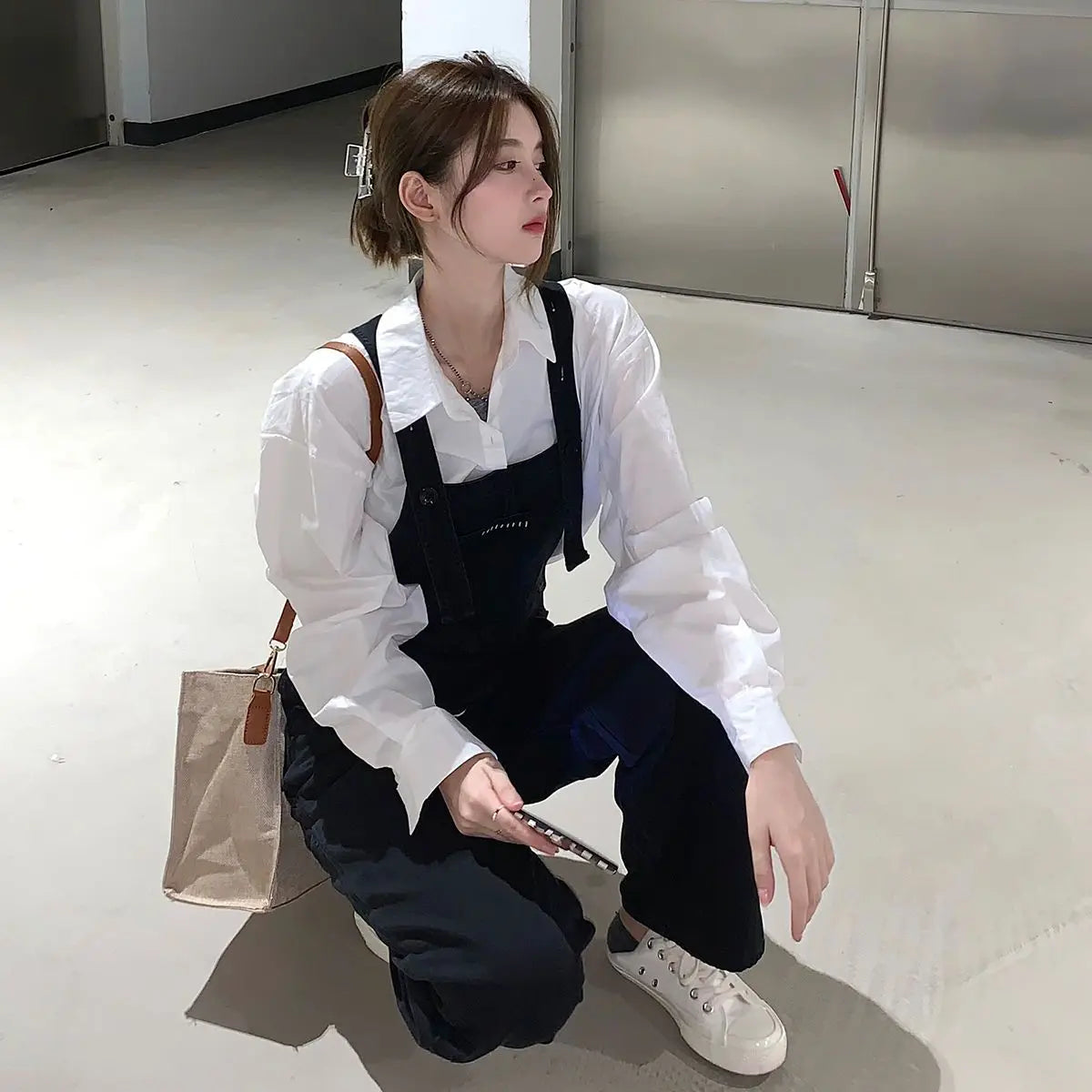 Salopette En Jean Femme