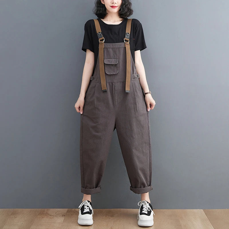 Salopette Marrone Donna