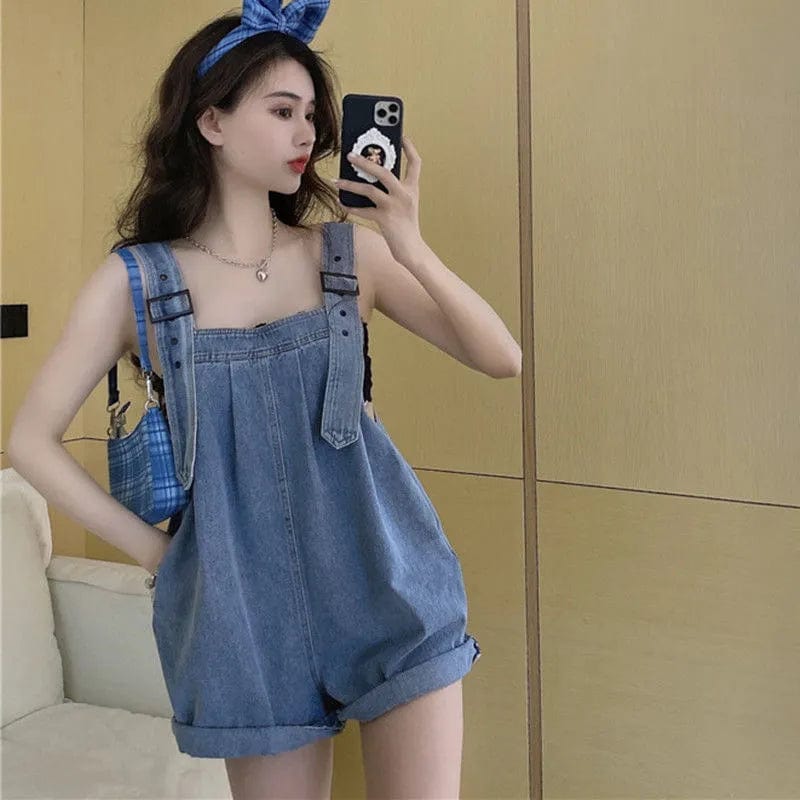 Salopette Donna Jeans Salopette Per Tutti