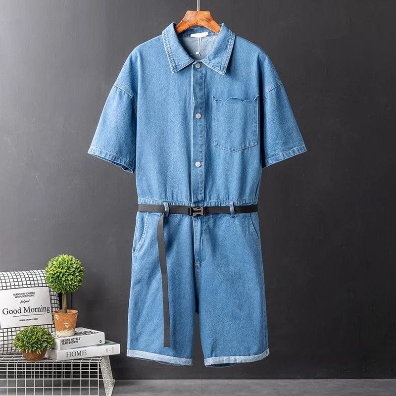 Salopette Jeans Uomo Corte