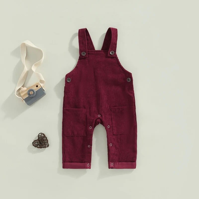 Salopette Neonato Invernale Rosso